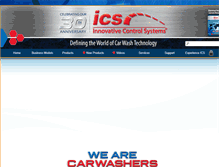 Tablet Screenshot of icscarwashsystems.com